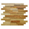 Chinese Style Bumpy Surface Manufacturing Kitchen Wood Mosaic Tile Squares